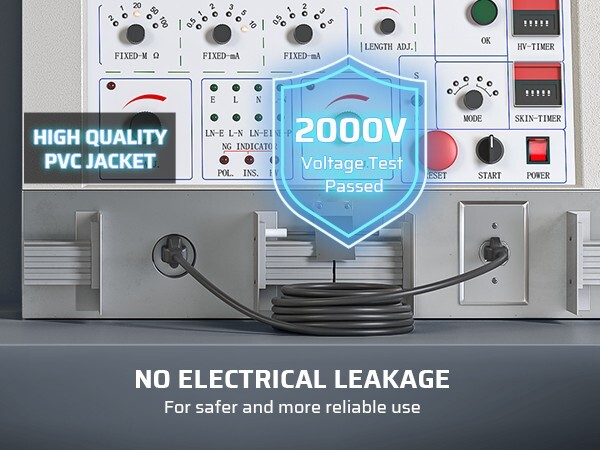 DEWENWILS Outdoor Extension Cord 15 FT, 3 Prong Indoor Outdoor 16/3 SJTW, 1 Pack