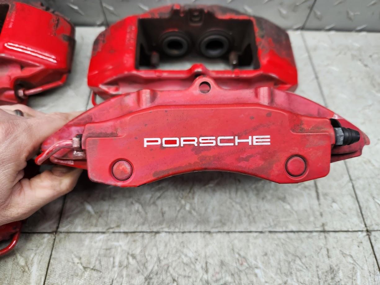 2000-2012 Porsche Boxster S 986 Brembo Brake Caliper SET Red *BARE* 97k OEM