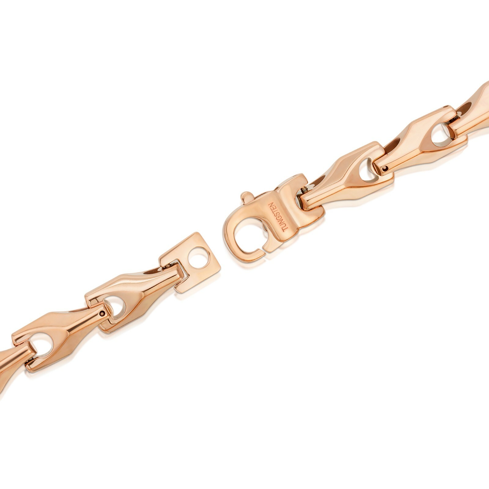 HEAVY BIKER TUNGSTEN CARBIDE MEN'S BRACELET ROSE GOLD (TUC 001) - FREE SHIPPING!