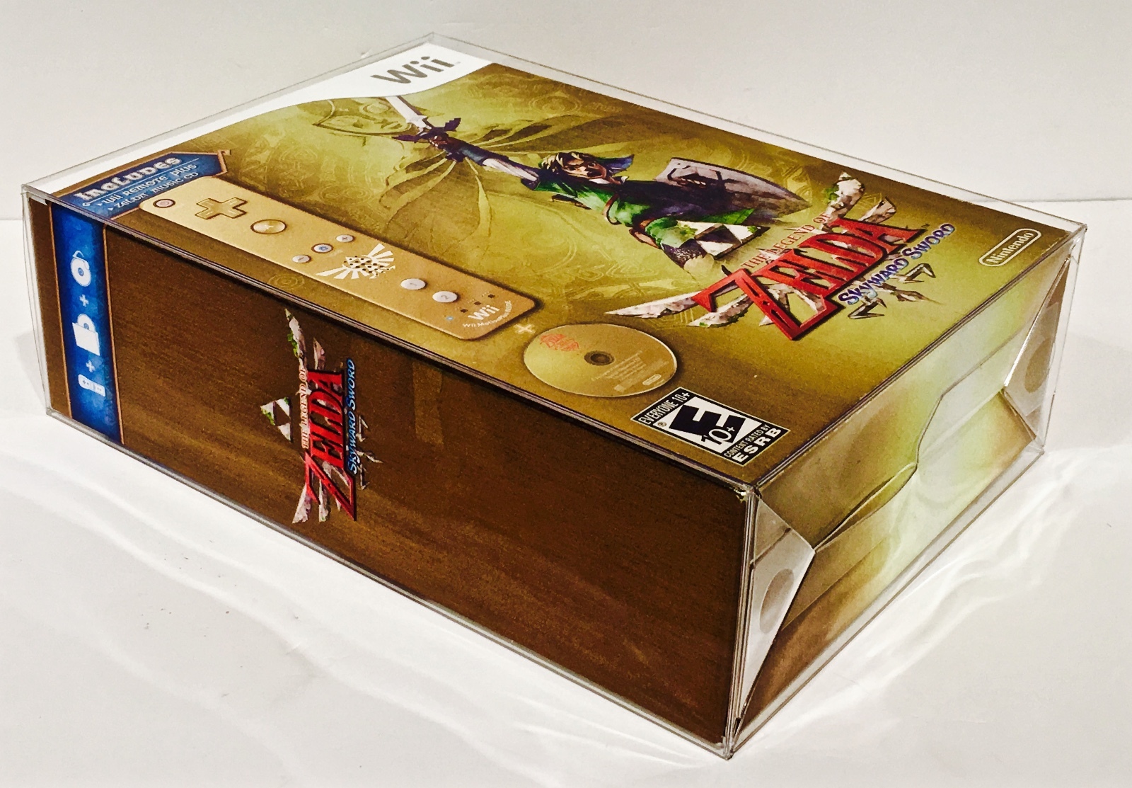 1 Box Protector For ZELDA SKYWARD SWORD Nintendo Wii Wiimote (FITS NTSC ONLY!)