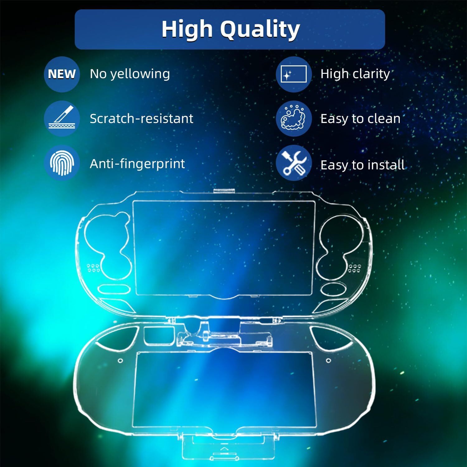 Slim Clear Hard Skin Case Cover Protector for Sony Sony PS Vita PSV 1000