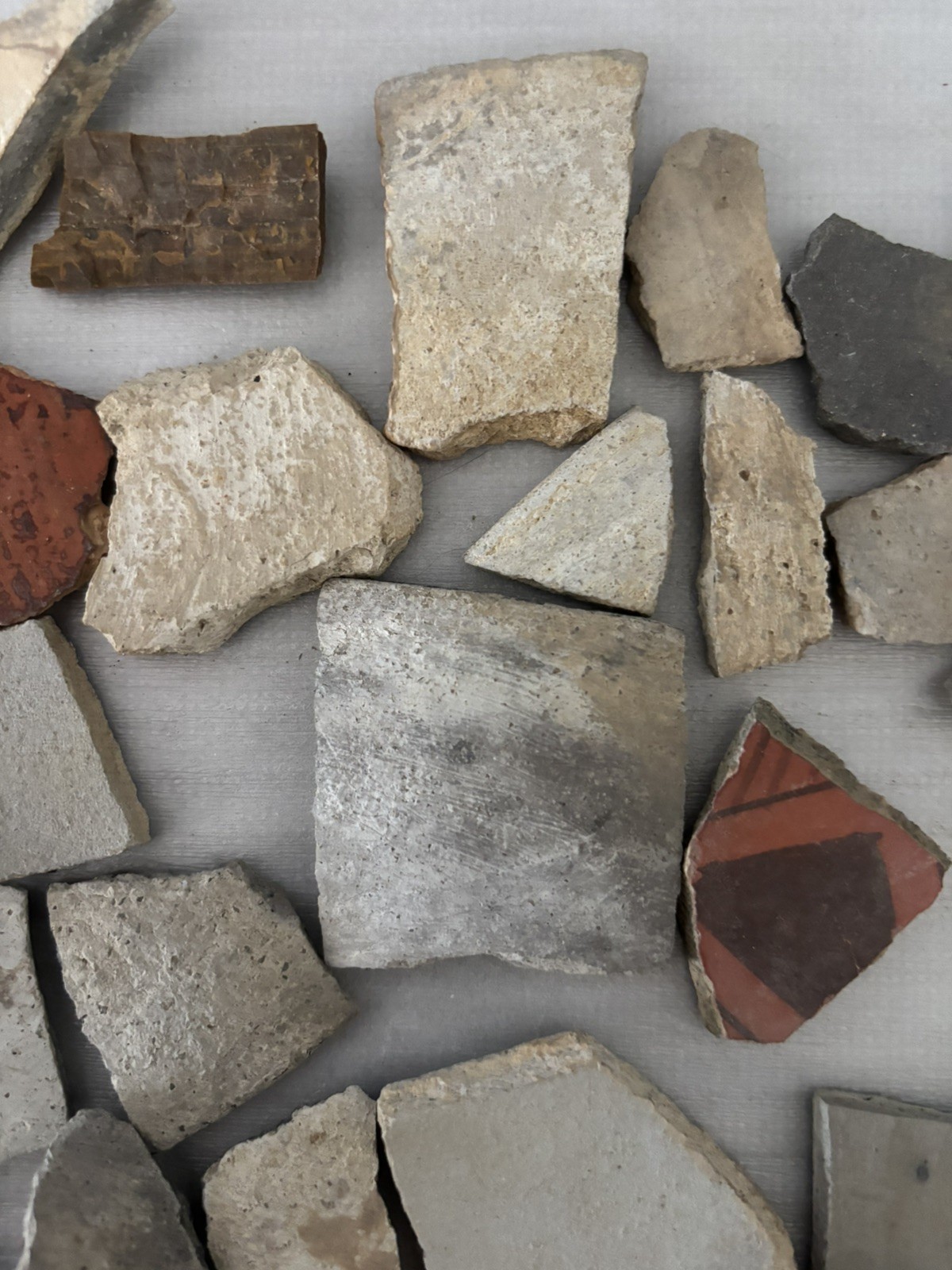 30+ Ancient Anasazi Native American Pottery Shards Arizona L8-D FREE SHIP