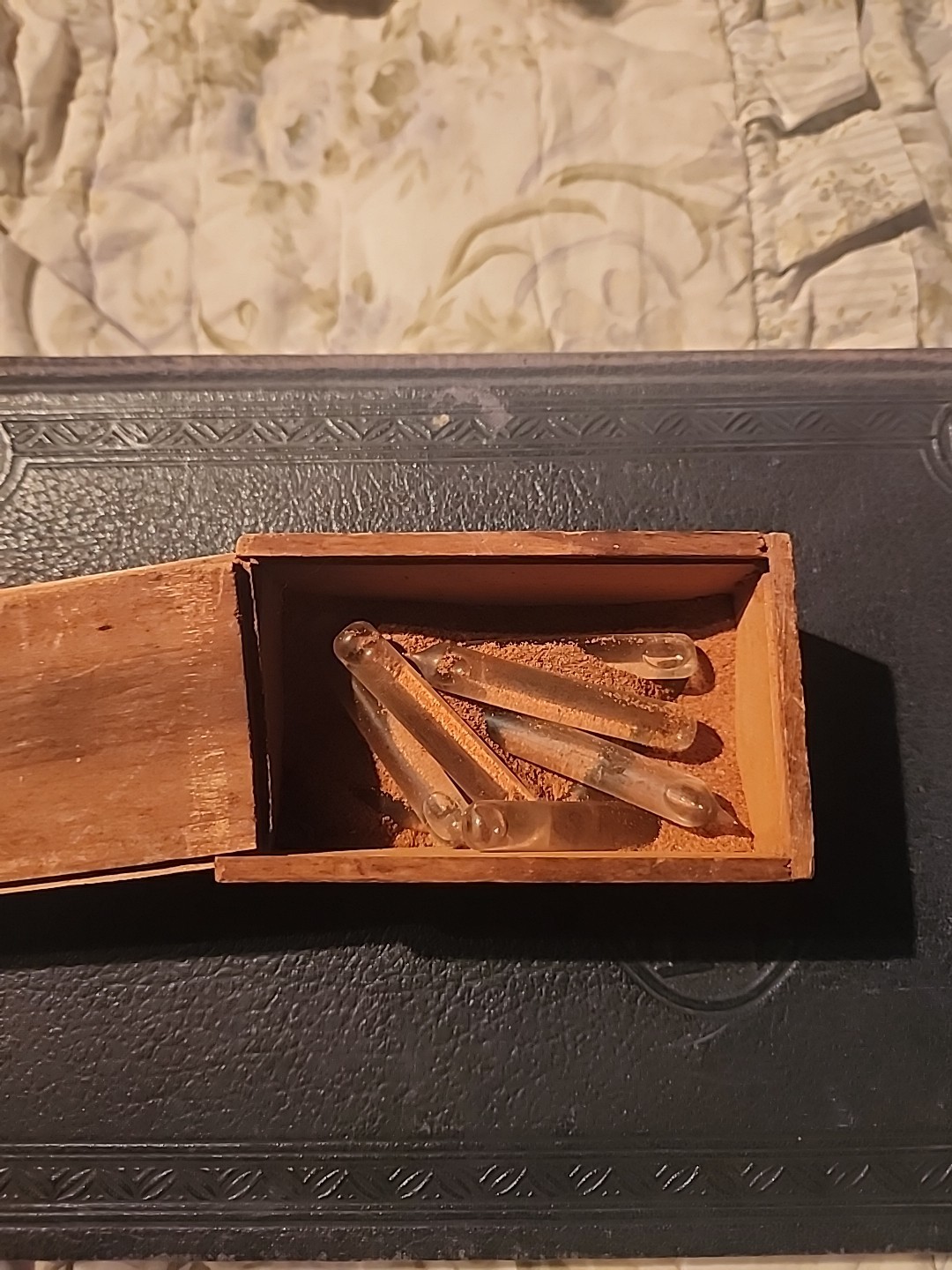 Antique Level Glass Vials (11), Henry Disston & Sons, 2.5", Original Packaging