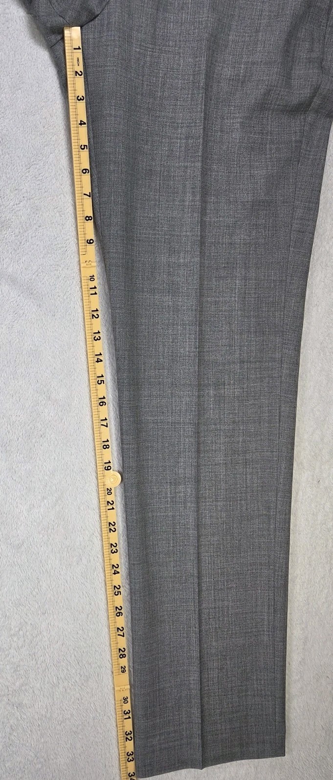 J.Crew Thompson Suit 42L 36x34 Gray 100% Wool Slim Fit Mens 2 Piece Suit Wedding