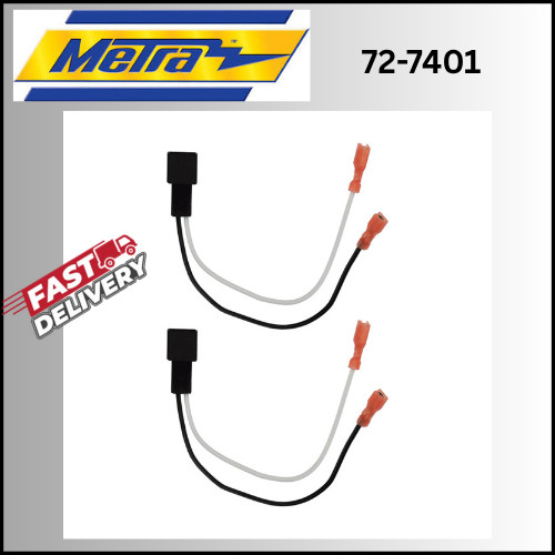 METRA 72-7401 / CAR SPEAKER ADAPTER HARNESS FOR SELECT NISSAN VEHICLES (PAIR)