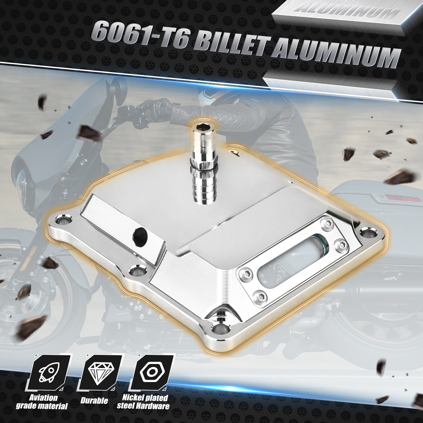 M8 Vented Transmission Top Cover For Harley Road Glide Special FLTRXS 2017-2023