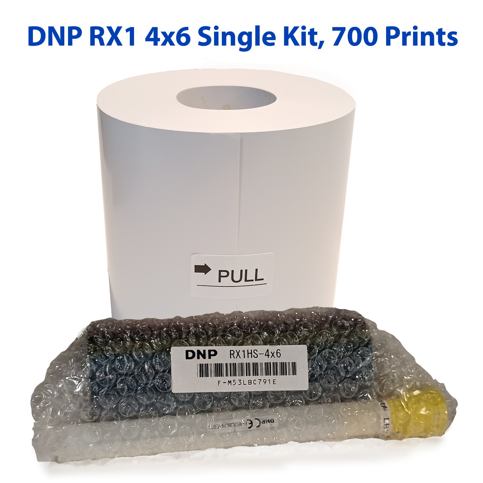 DNP RX1HS 4x6 Media Print Kit for RX1HS, **SINGLE KIT* 1 paper & ink, 700 Prints