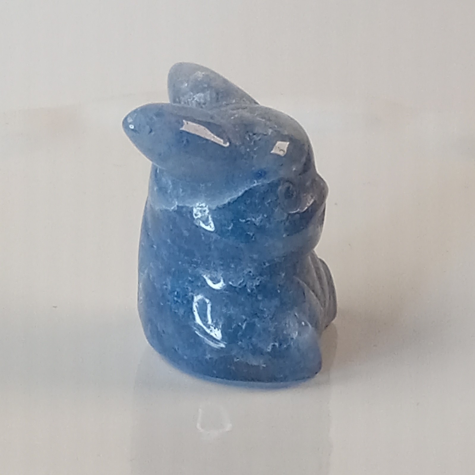 Blue Aventurine Crystal Pikachu Character Pokemon Carving 18g | D40