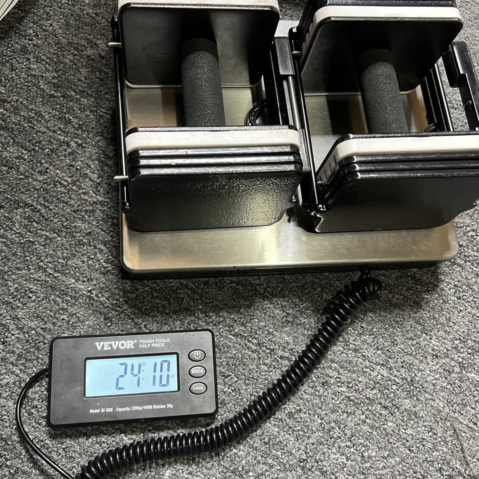 🇺🇸Pair Of Grey PowerBlock SportBlock Adjustable Weights Dumbbells 6lbs-21 lbs