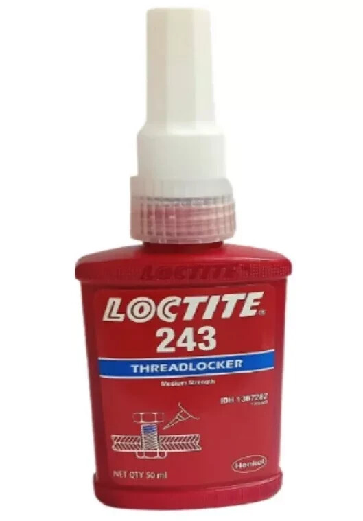 2Pcs Loctite 243 Blue Thread locker Medium Strength 50ml