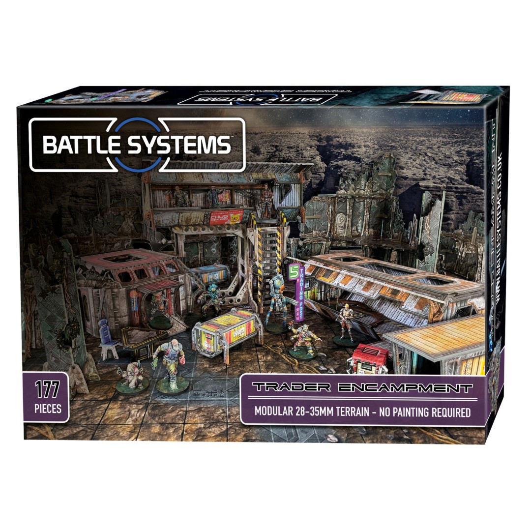 Battle Systems Trader Encampment Terrain Set for 28mm Wargames