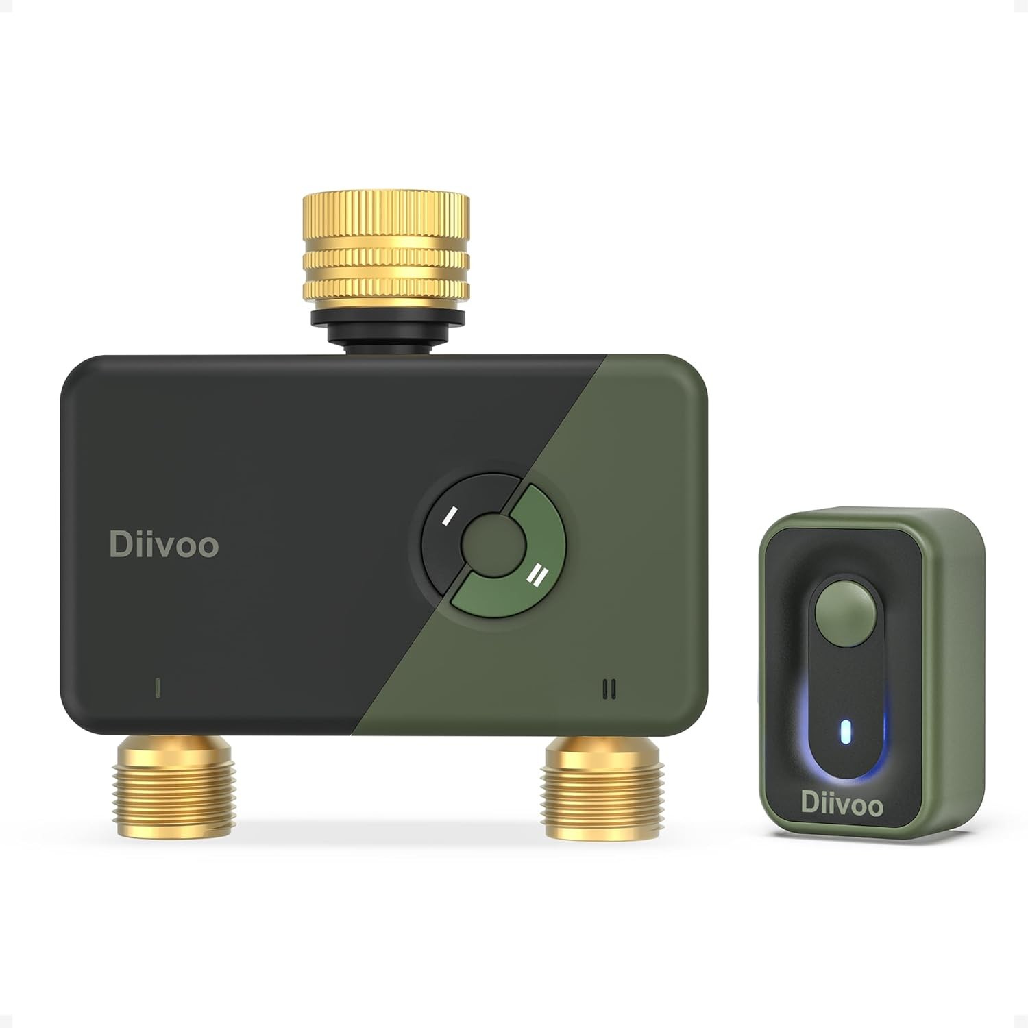 WiFi 2 Zone Smart Water Timer for Garden Hose Remote Control Rain Delay Watering