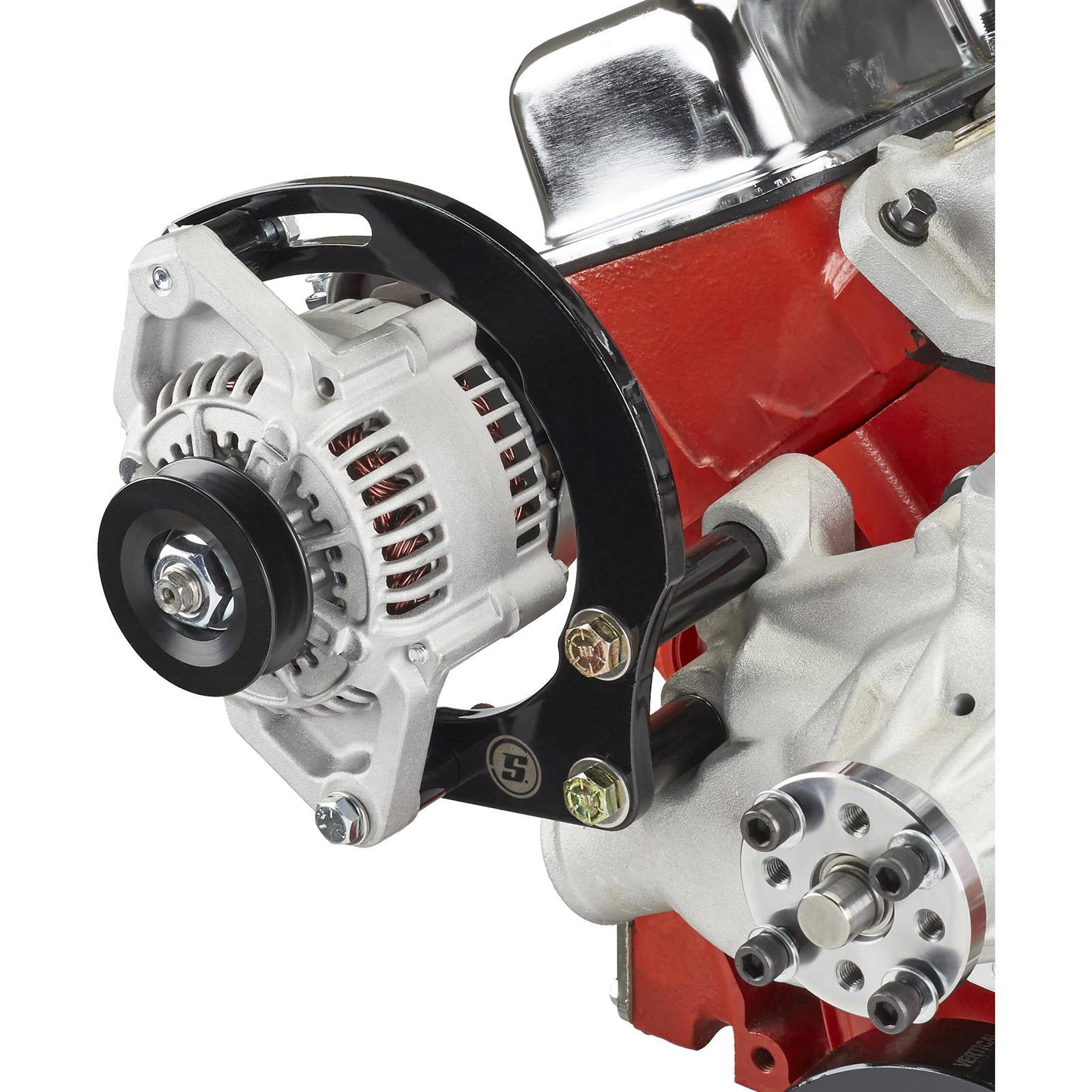 High Mount Alternator Bracket for Mini Race Alternator, SBC