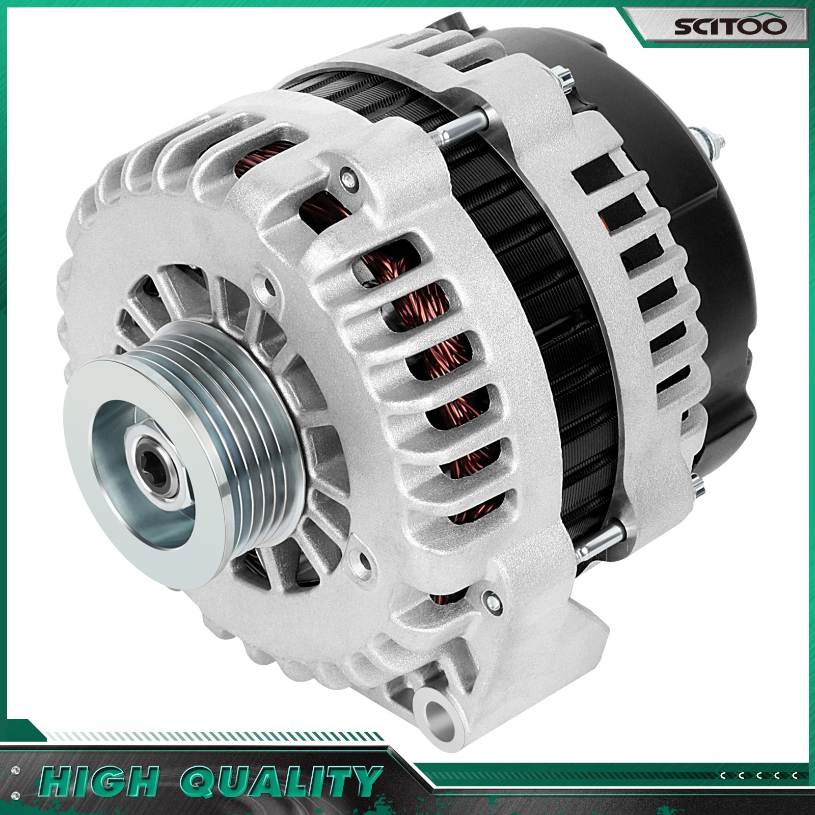 Alternator for 4.3 4.8 5.3 6.0 8.1L 1500 2500 3500 Silverado Pickup 2005-2007