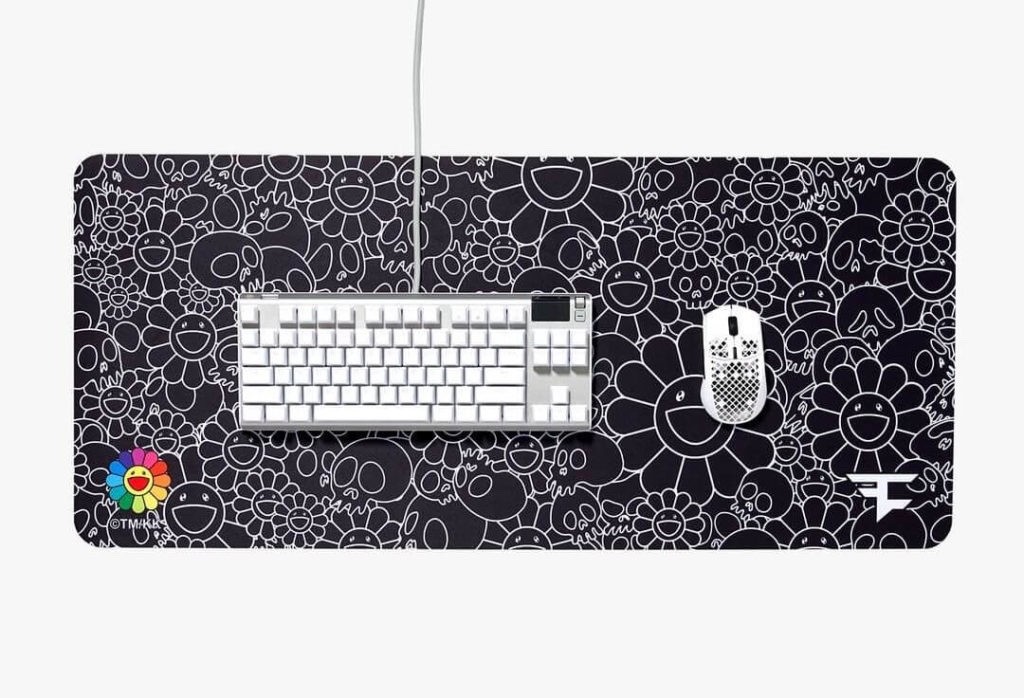 FaZe Clan x Takashi Murakami Mousepad BRAND NEW BLACK