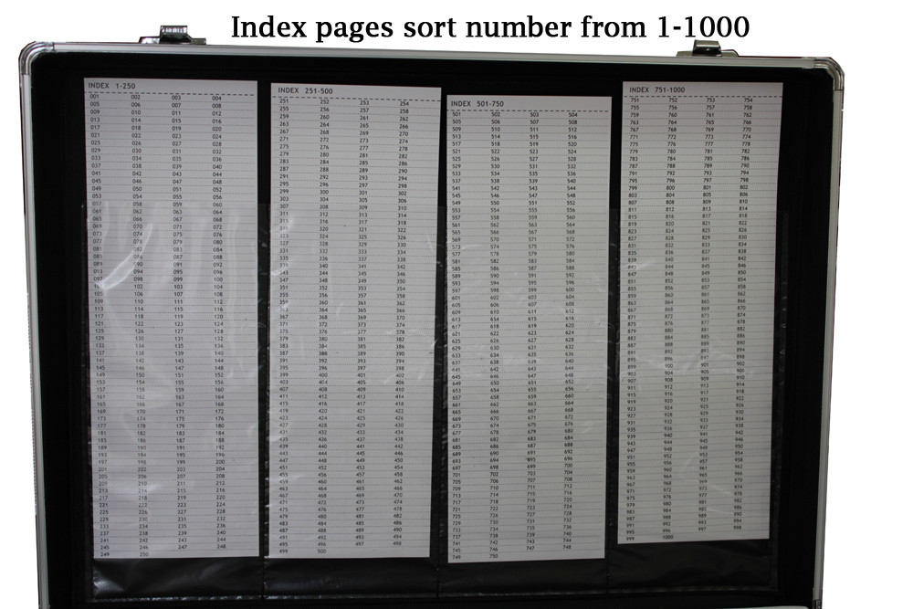 1000 CD DVD Silver Aluminum Media Storage Case Mess-Free Holder Box with Sleeves