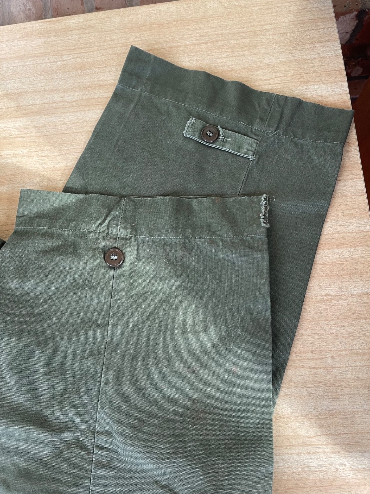 US Korean War M-1945 Field Combat Trousers. NOT M-1951. 30x30. Scarce.