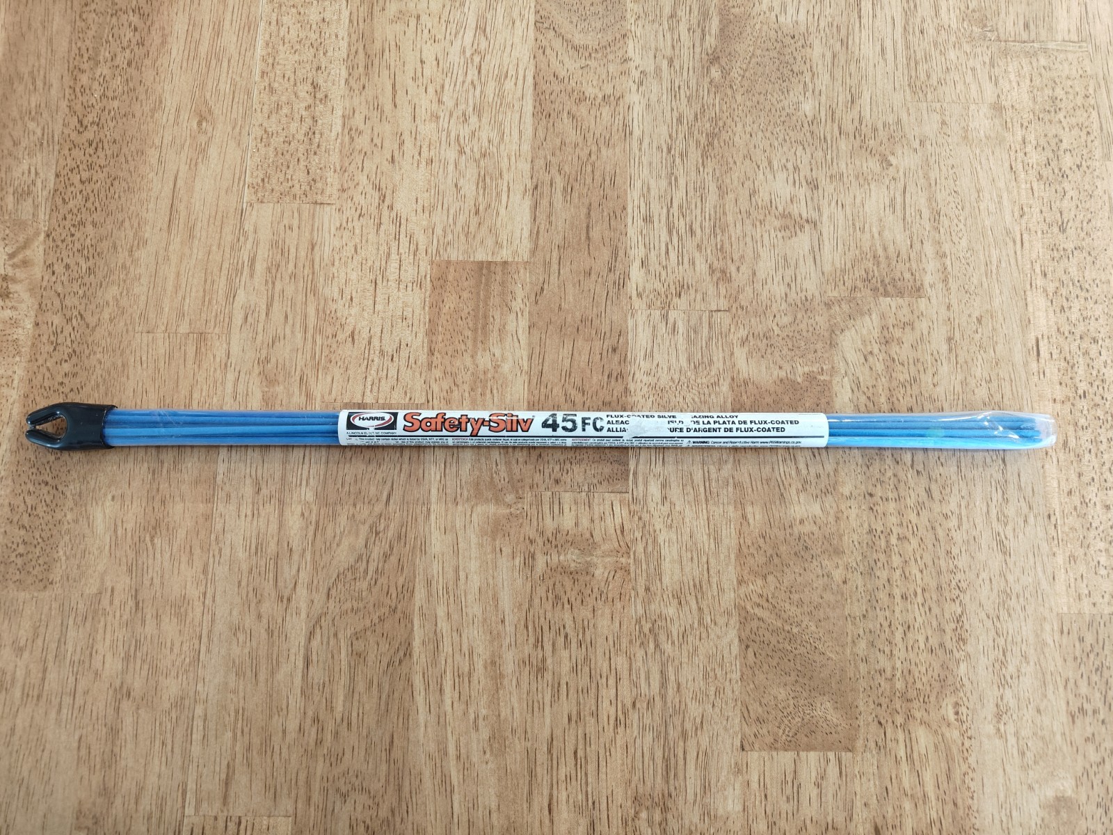 Safety-Silv 45% Blue Flux Coated Safety-Silv High-Silver Solder 4 Oz (Pack of 9