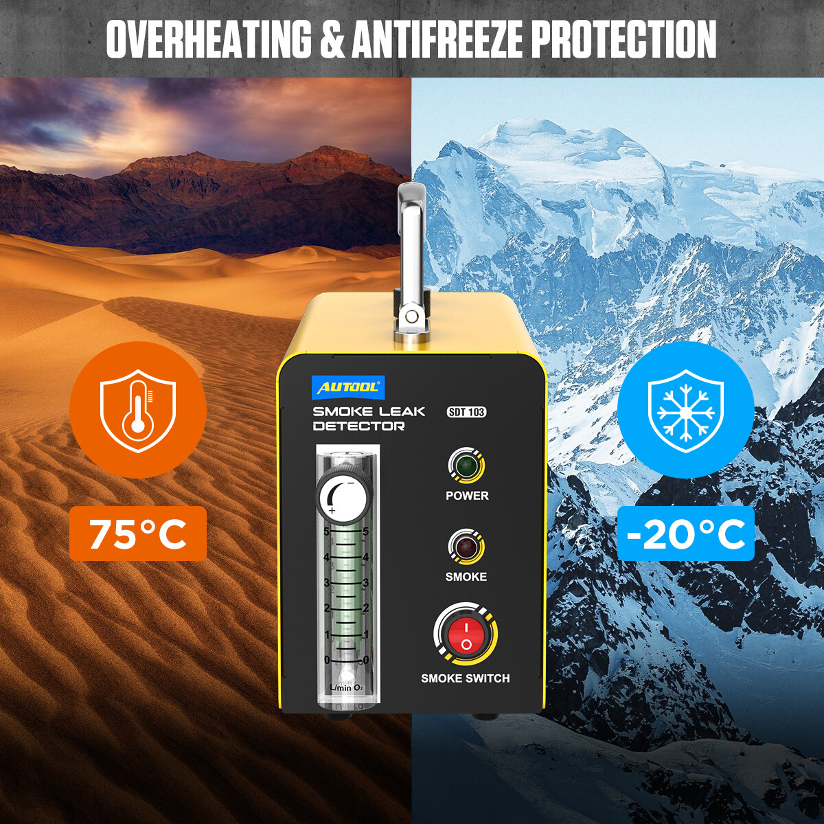 Automotive EVAP Smoke Machine Diagnostic Pipe System Vacuum Leak Detection Test