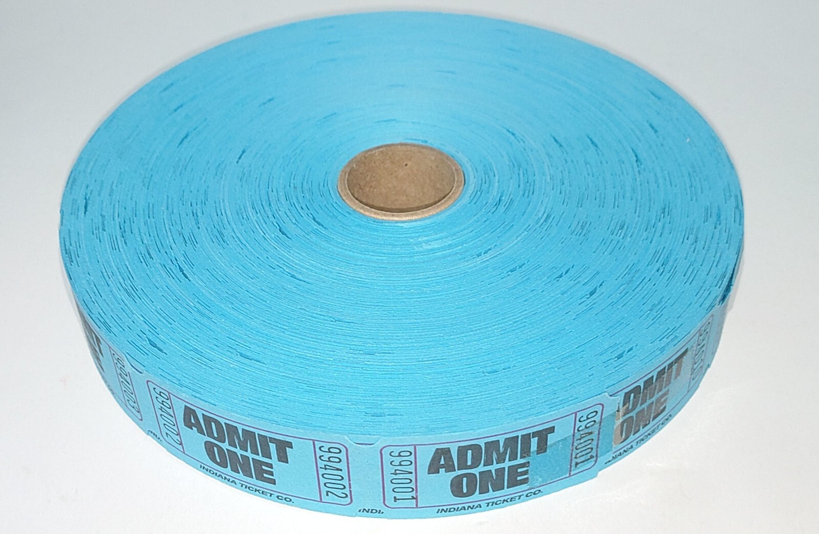 2 Rolls 4,000 Admit One Tickets Carnival Fun Fair Festival Raffle Blue