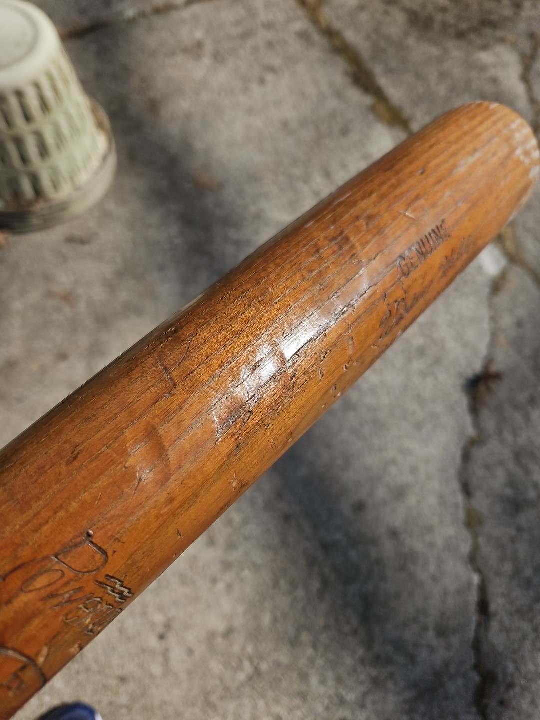 Vintage Game Used Cleveland INDIANS Star WOODIE HELD baseball Bat BALTIMORE '66