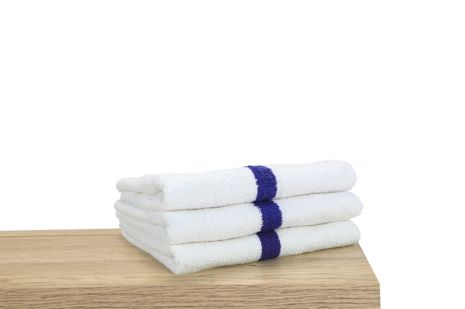 Gym Hand Towels 16x27 - Packs of 12 Absorbent Cotton Striped Workout Spa Towels
