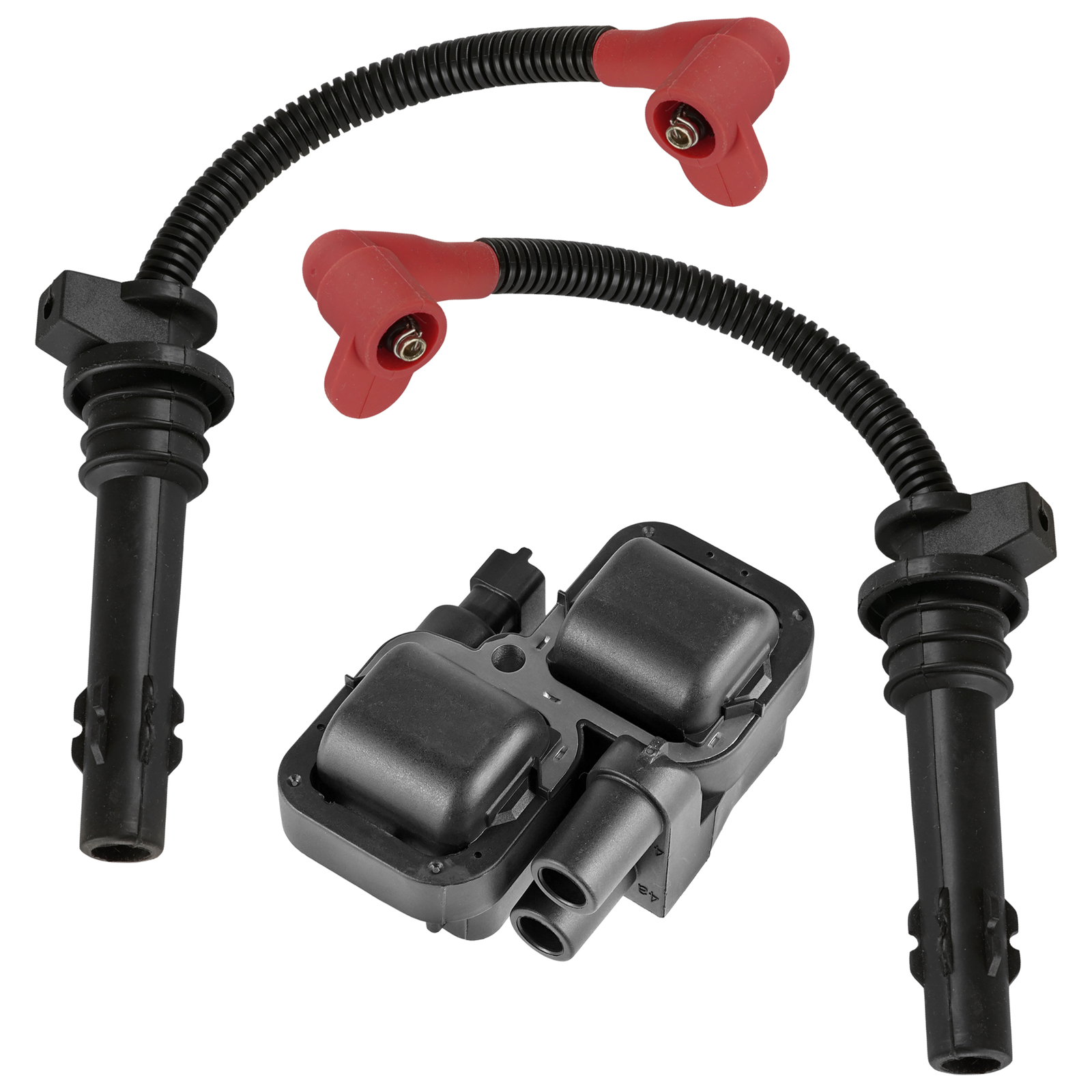 Spark Plug Wires With Ignition Coil For Polaris RZR XP Turbo S 2019-2020