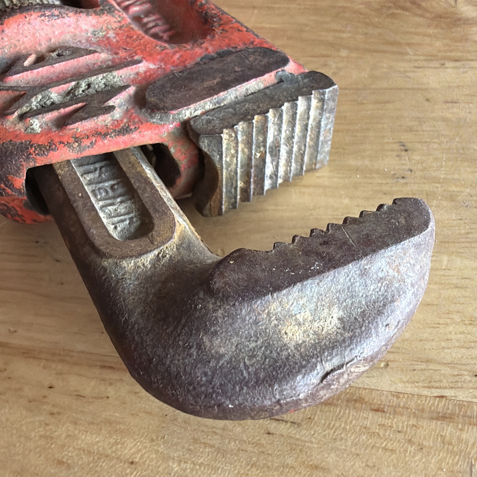 The NYE Tool Co. 8" Pipe Wrench D8 Vintage Chicago USA READ!