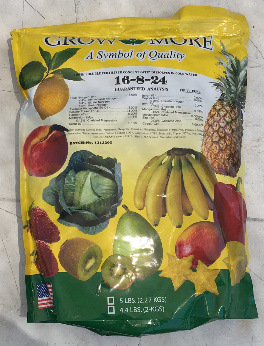 Banana Fertilizer - Fruit Fuel Fertilizer - Fruit and Vegetable 5lb Bag 16-8-24
