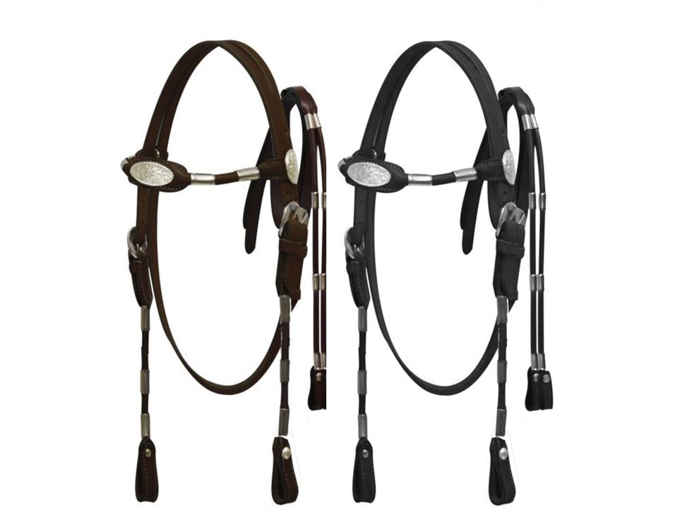 Poco Leather Headstall w/ Reins