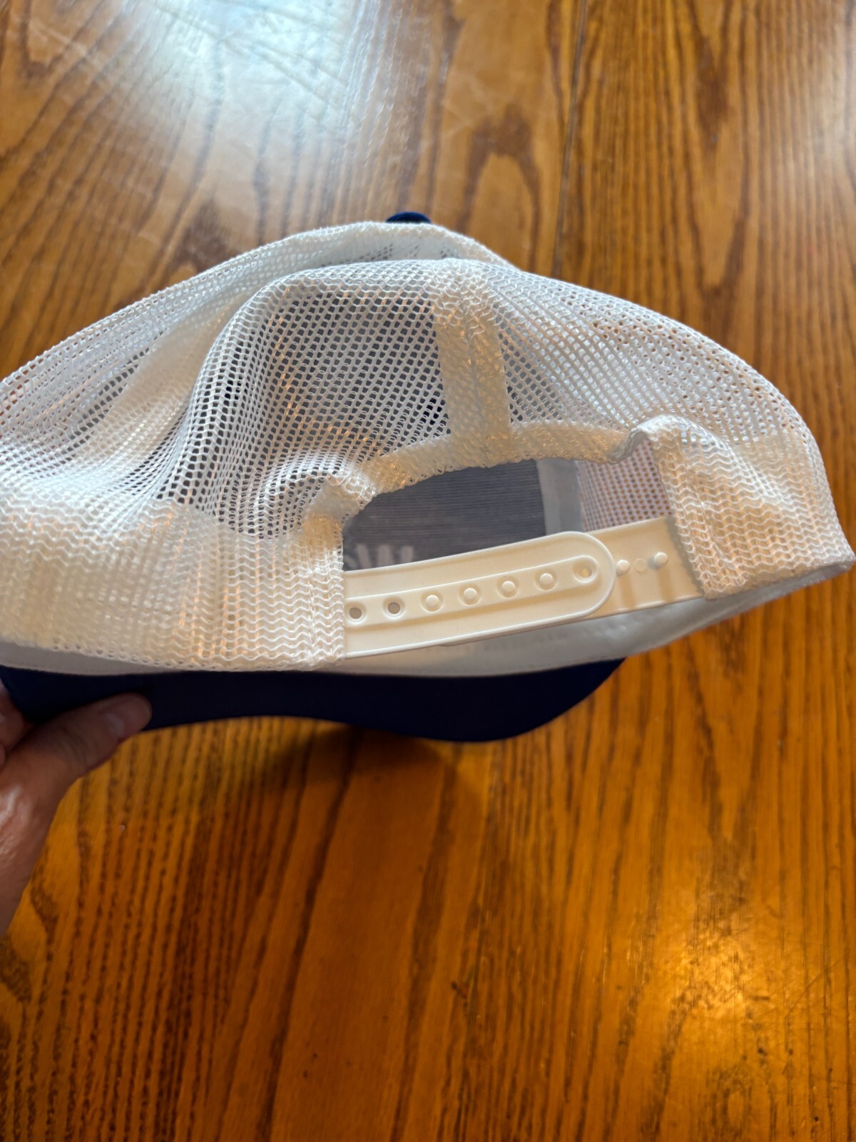 NWOT Wawa Blue Hat Embroidered Trucker Adjustable Snap-Back Mesh Back