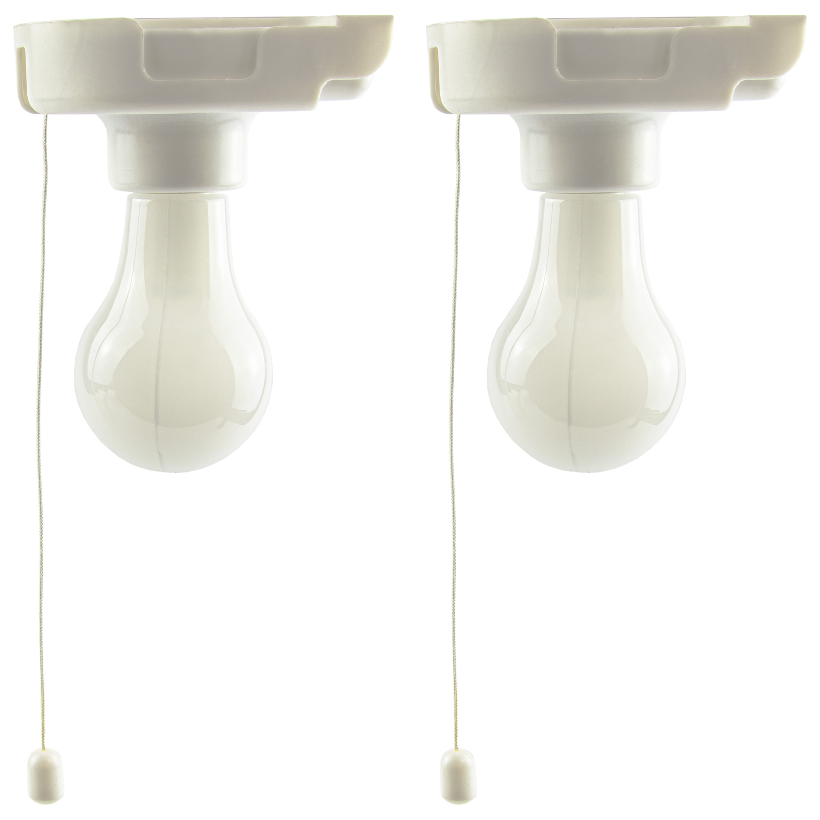 Smart Home Stick-Up Battery Operated Light Bulb Set of 2
