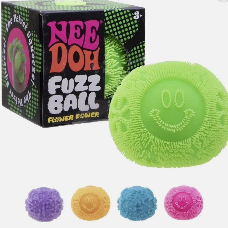 NeeDoh Stress Ball Super Fuzz Ball Toy, Fast Ship!