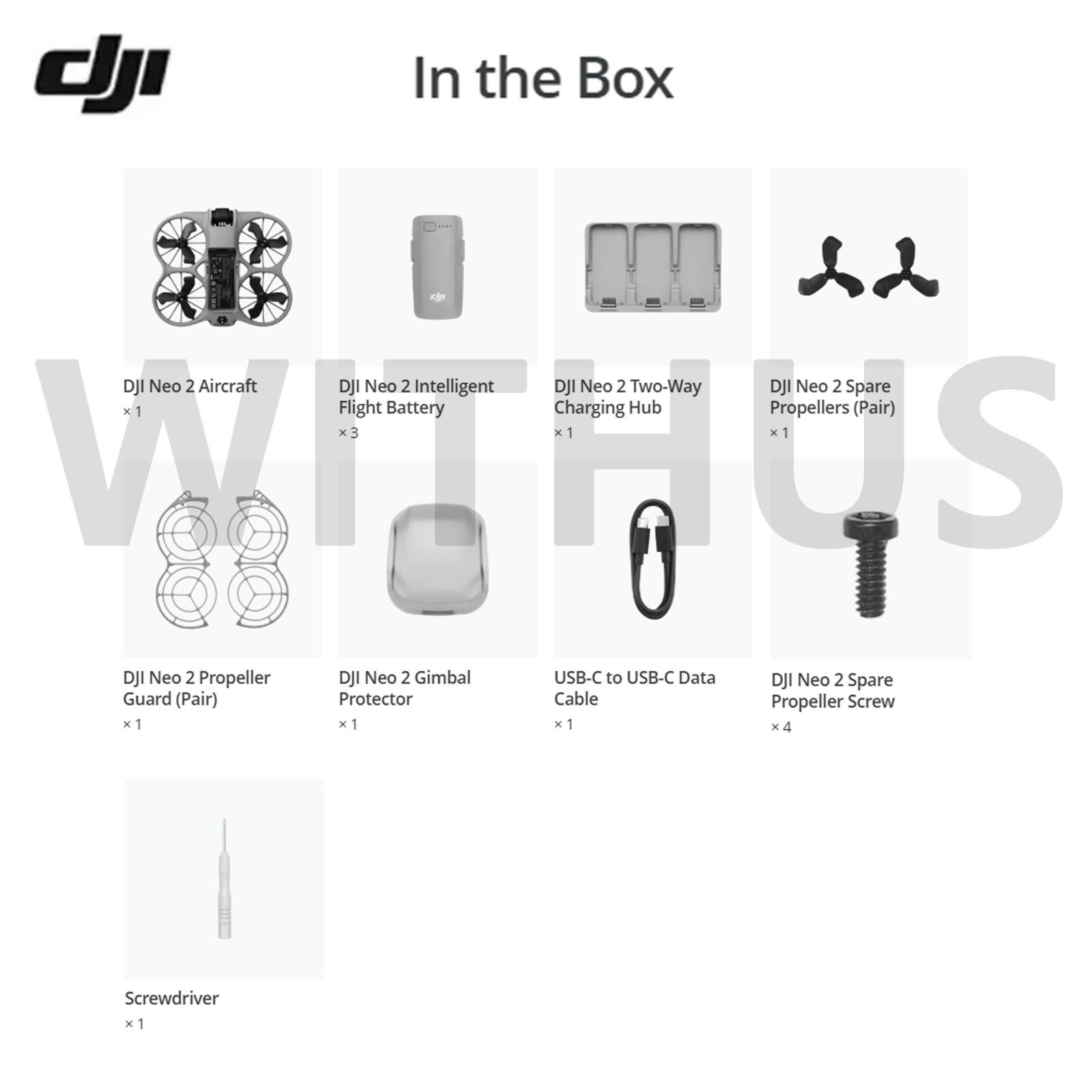 DJI Neo 2 Fly More Combo (Drone Only)(3 Battery) Camera Drone /No Tariffs In US=