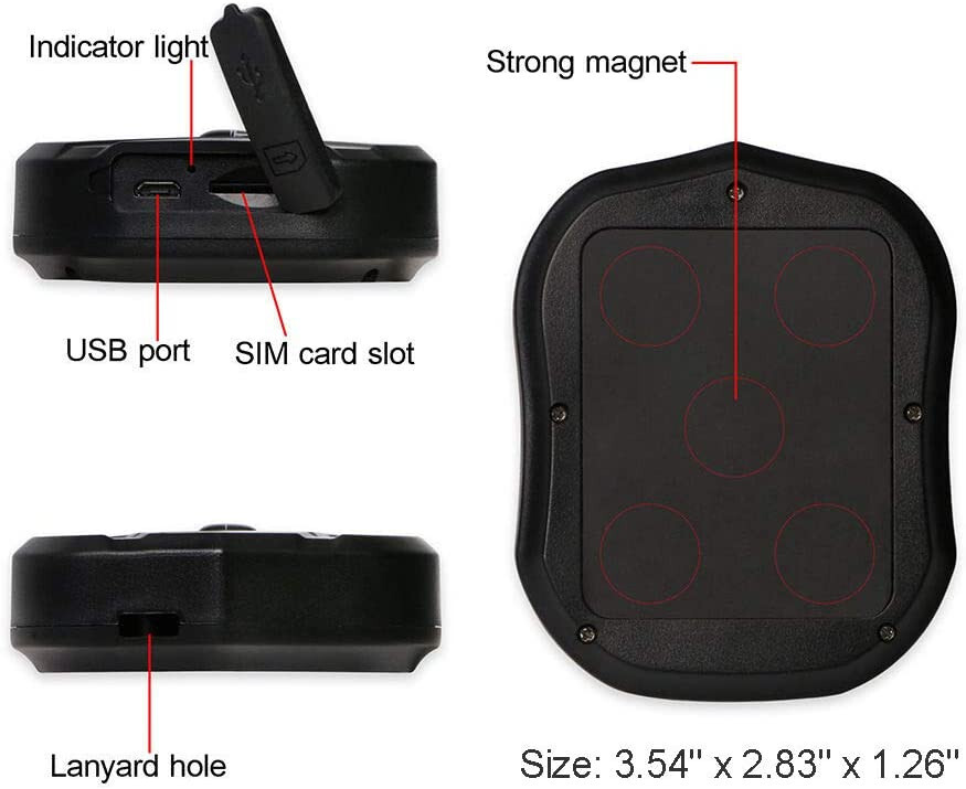 TKSTAR 4G GPS Tracker for Car / Truck 5000mAh Magnetic Car Locator + $17 SIM