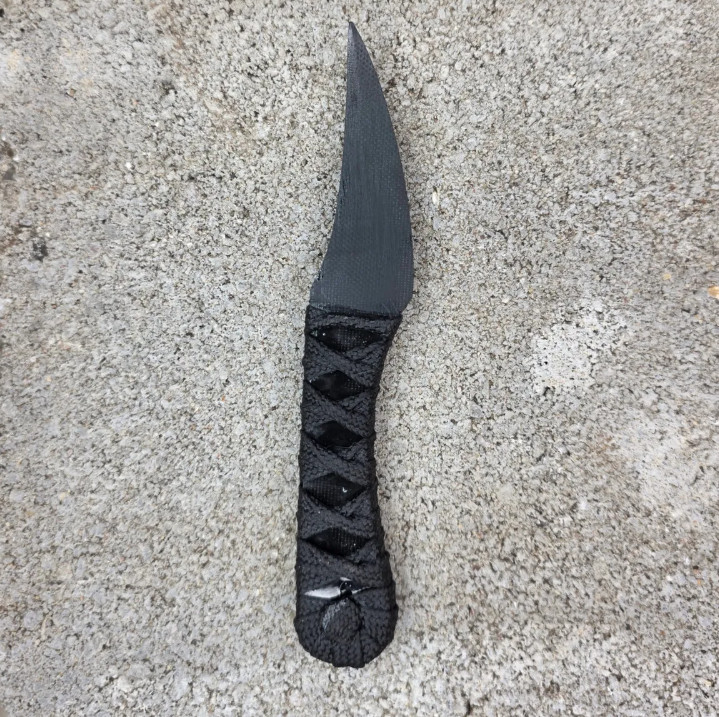 Revenant Corps Grackle Fixed Knife 2.75" Black G10 One-Piece Construction 001SE