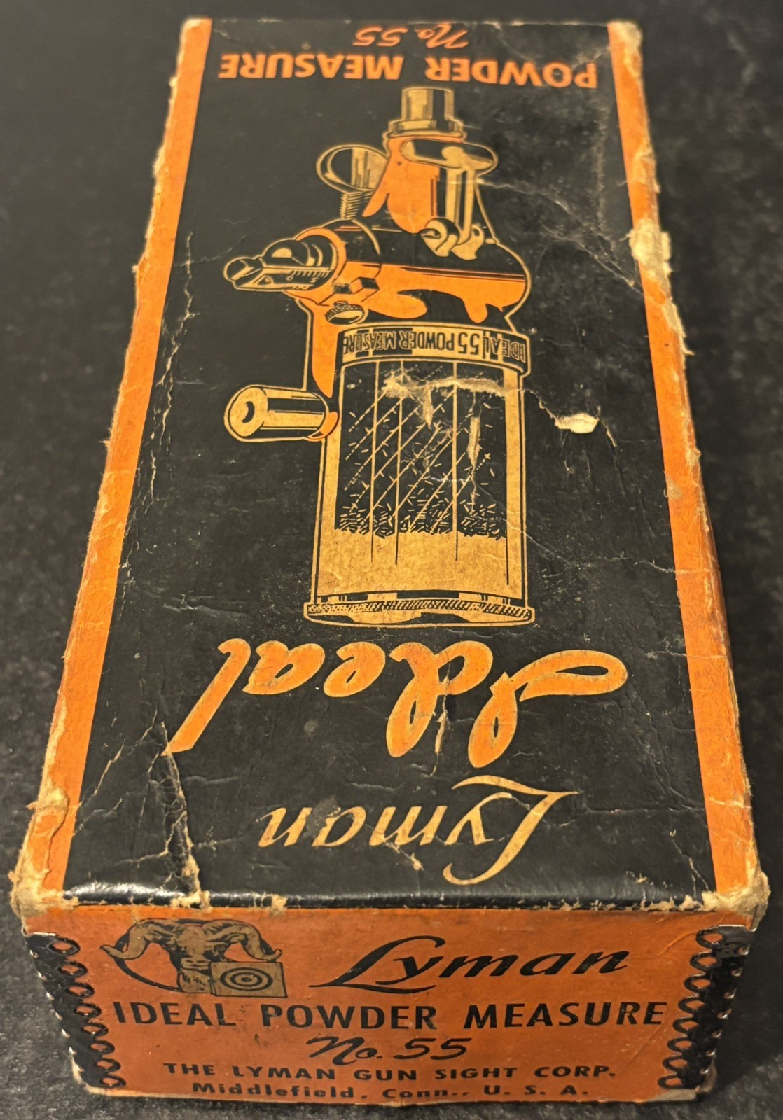 Vintage LYMAN No. 55 Ideal Powder Measure in original box w/instructions