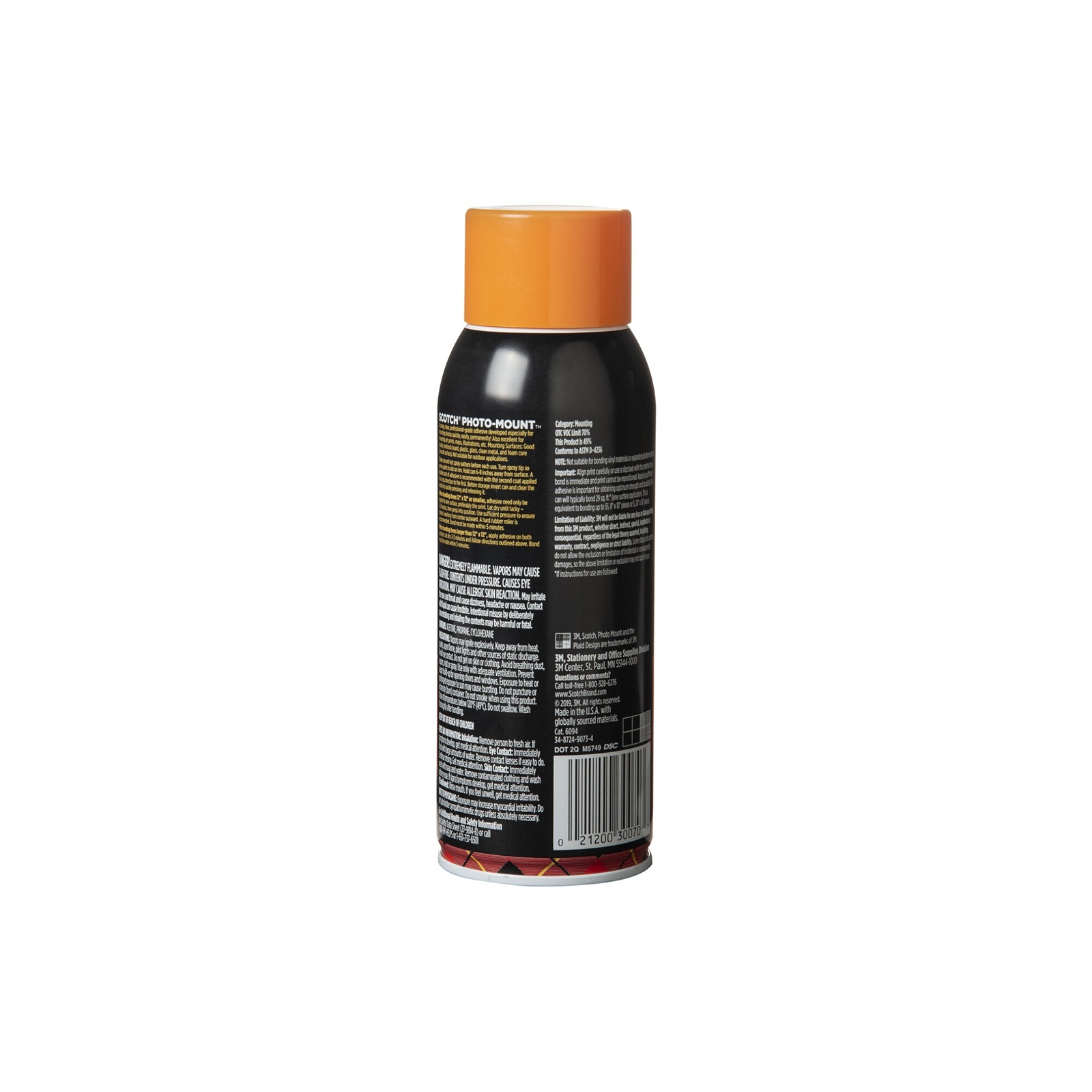 Scotch® Photo Mount Adhesive, 6094, 10.3oz