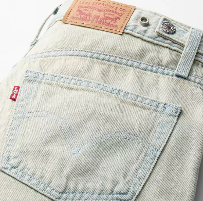 LEVI'S Cinch Baggy Women's Jeans, On Blast - Light Wash