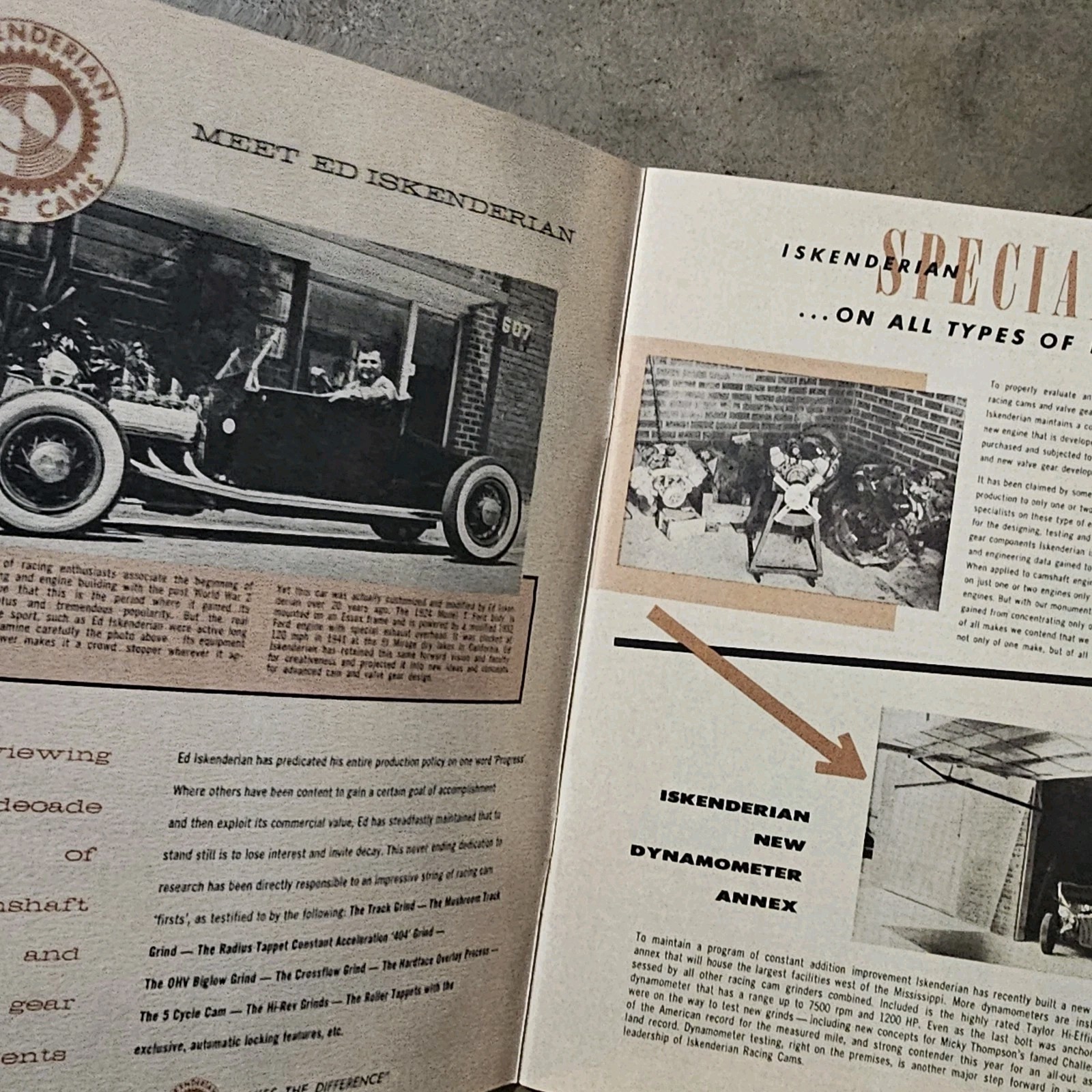 1960's ISKY Catalog Iskenderian Cams Hot Rod Drag Racing SCTA NHRA Gasser Auto