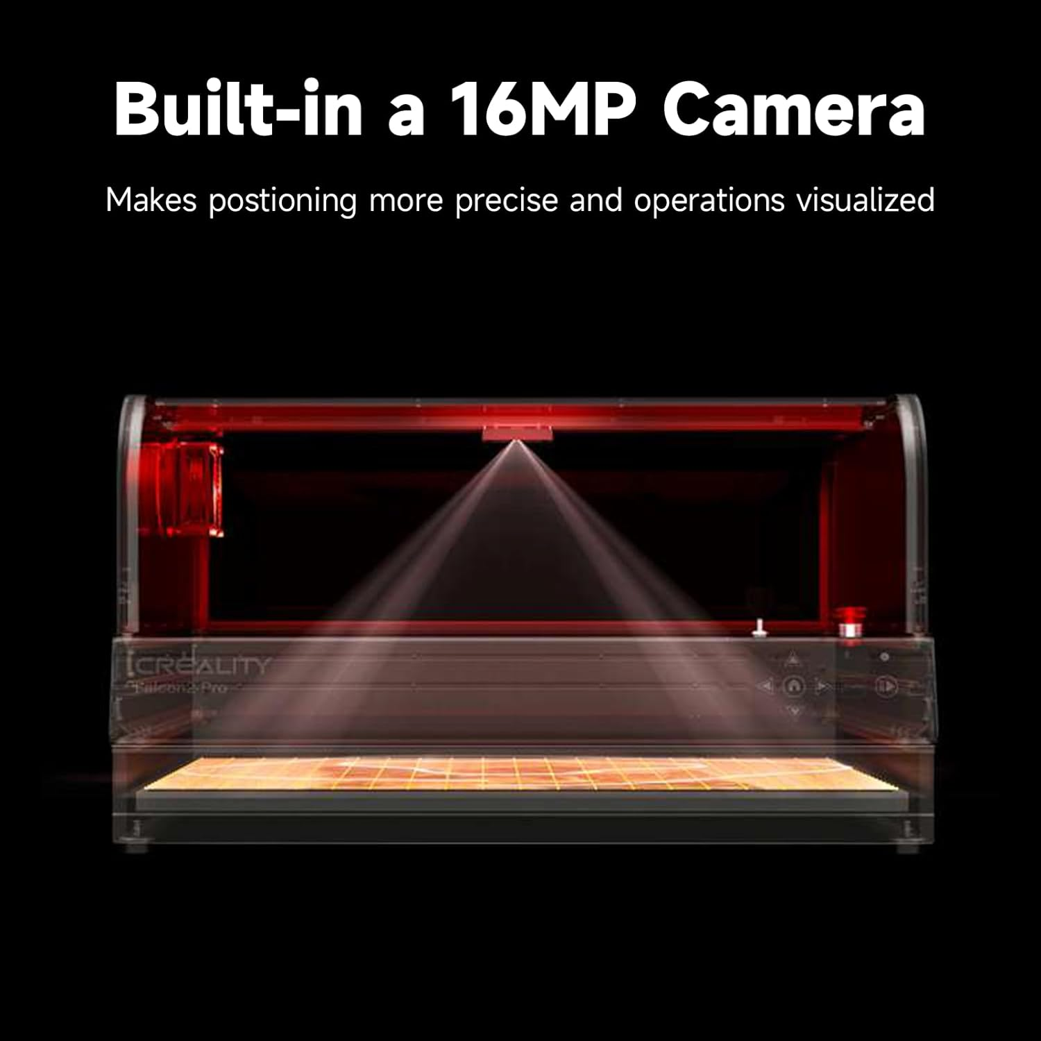 Creality Falcon2 Pro 40W Laser Engraver,High-Precision Cutter for Wood and Metal