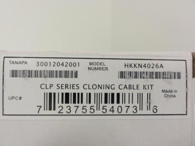 197034 New In Box; Motorola HKKN4026A CLP Series Cloning Cable Kit