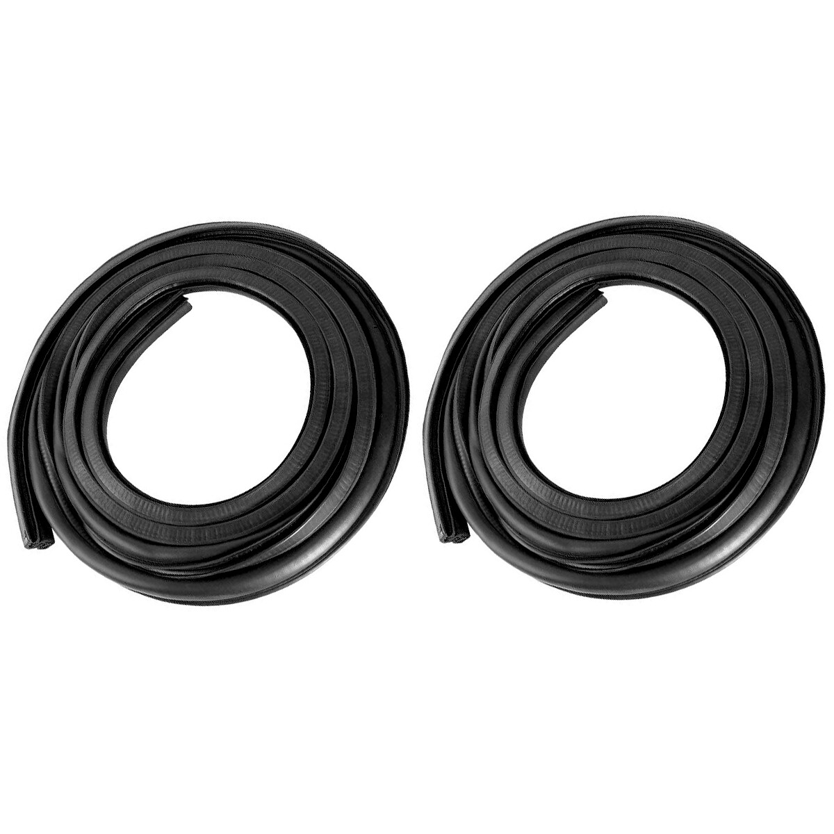 Rubber Door Seals Weatherstrip Pair Set Truck for 73-79 Ford F100 F150 F250 F350