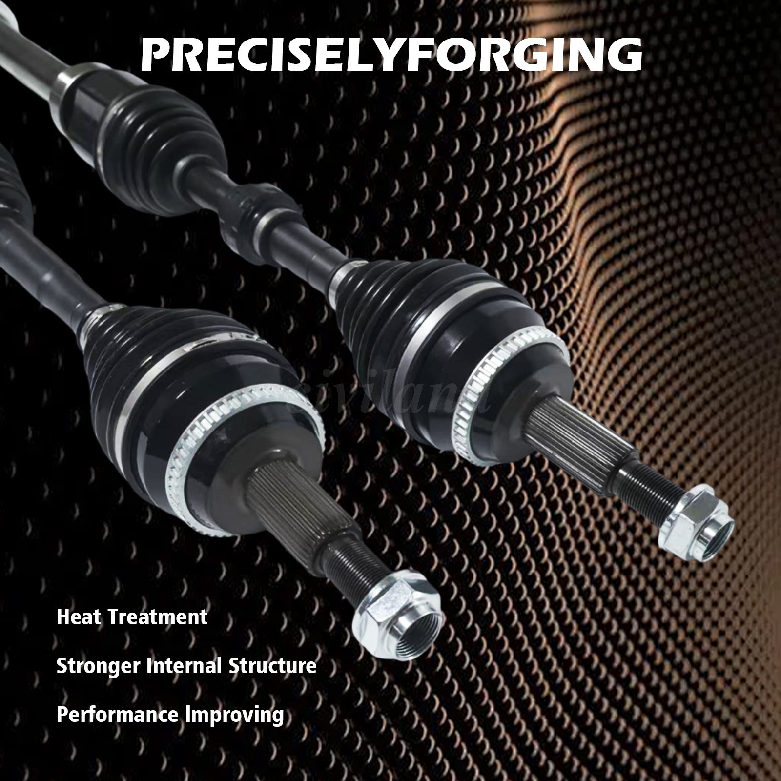 CV Half Shaft Axle For 2004-07 Toyota Highlander FWD Front Driver and Passenger