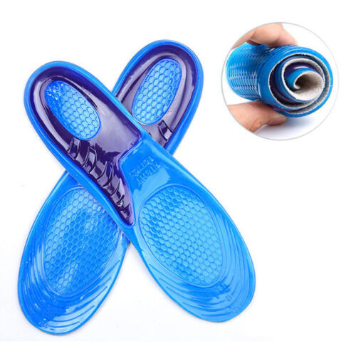 Silicone Gel Insoles Shock Insoles orthopedic Massaging Shoe Inserts Men Women