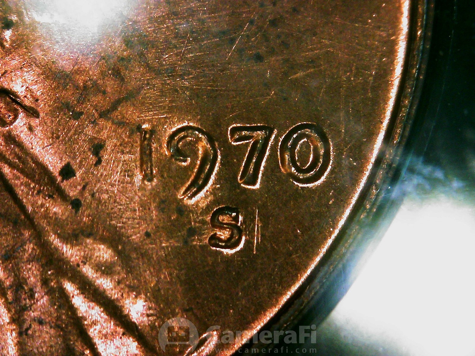 1970 S Lincoln Cent Mint Error FS-1401 MS 65 RED SMALL DATE..
