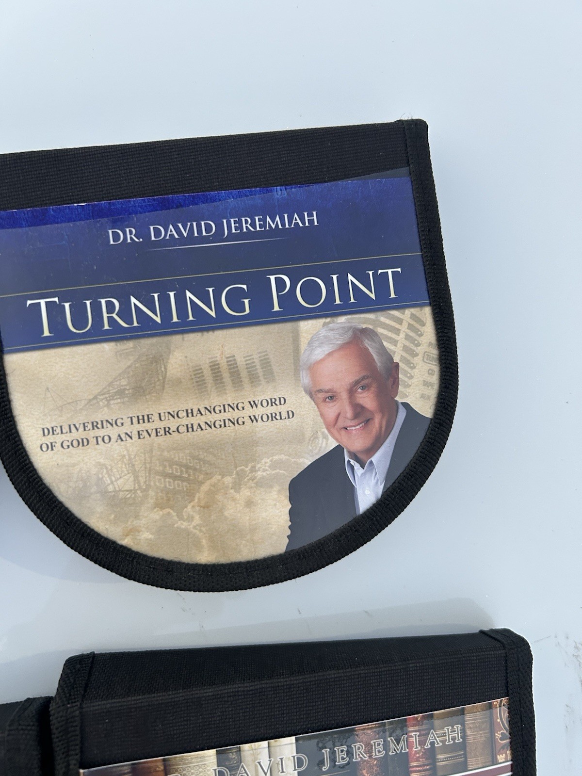 Dr. David Jeremiah Lot of 10 CDs Sermons and Teachings Series zippered cases
