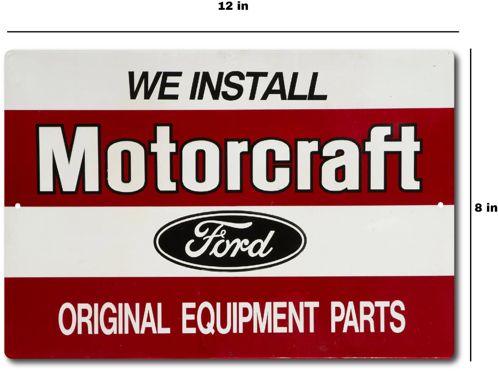 motorcraft Tin Metal Sign Auto Parts Garage Motorsports Racing Mechanic