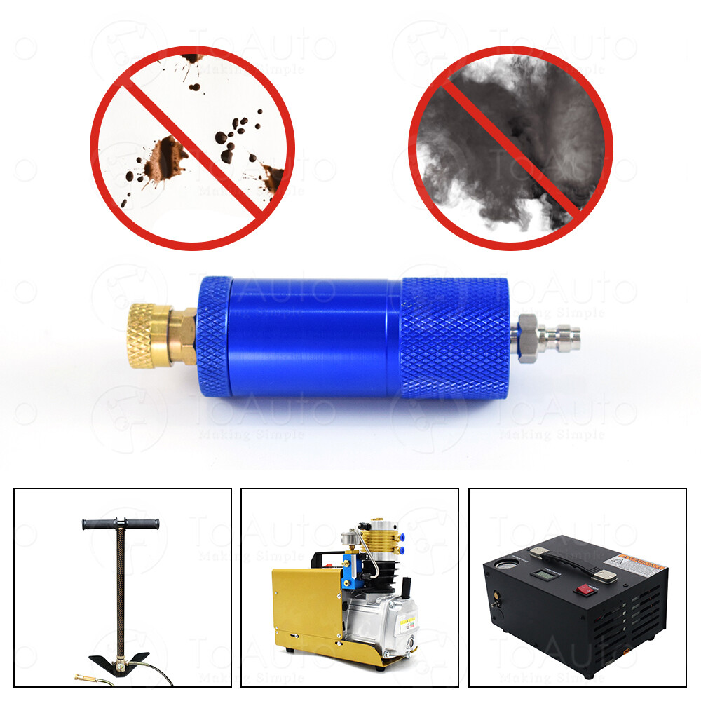 PCP Compressor Oil-Water Separator Air Filter 30Mpa 4500PSI High Pressure 300Bar
