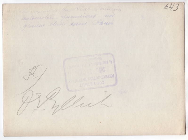 WWI Female Automobile Club Aiding French Soldiers Paris France M. Rol Photo